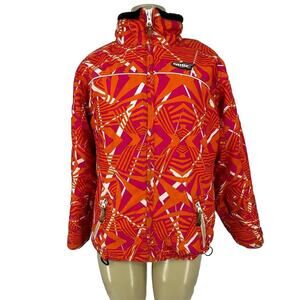 Castle X Racewear Women Medium Snowmobile Jacket Coat Quilt Lined Zip Up CLT